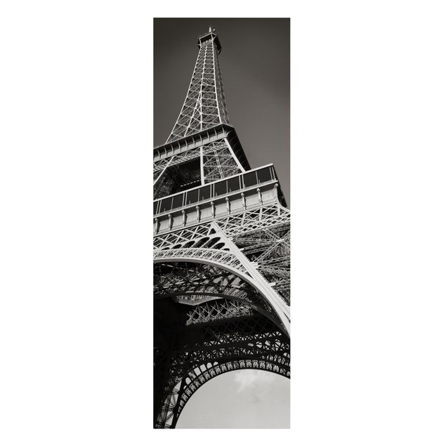 Canvastavlor svart och vitt Eiffel tower