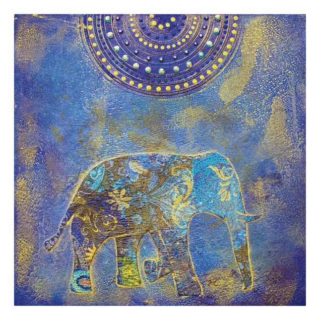 Canvastavlor mönster Elephant In Marrakech