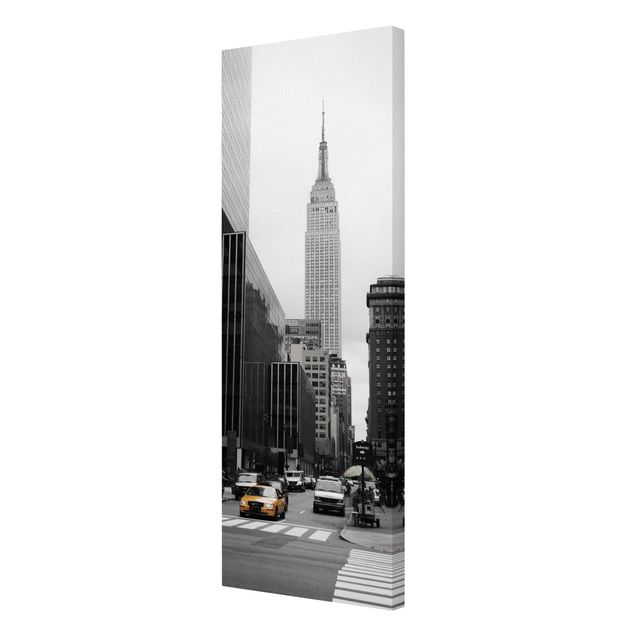 Canvastavlor svart och vitt Empire State Building