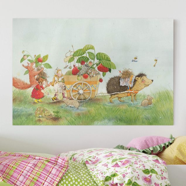 Inredning av barnrum Little Strawberry Strawberry Fairy - With Hedgehog
