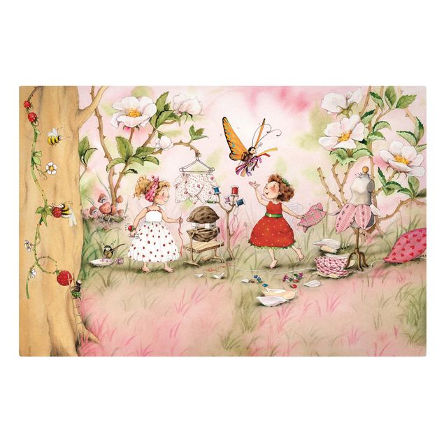 Canvastavlor Little Strawberry Strawberry Fairy - Tailor Room