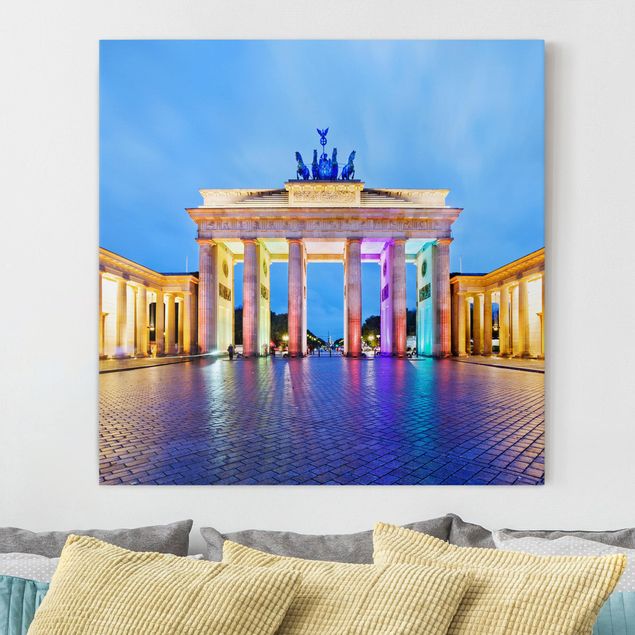Kök dekoration Illuminated Brandenburg Gate