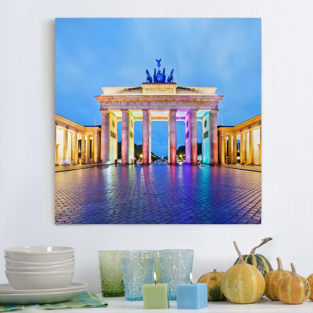 Tavlor Berlin Illuminated Brandenburg Gate