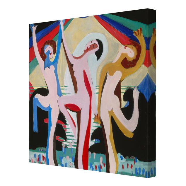 Tavlor konstutskrifter Ernst Ludwig Kirchner - colour Dance