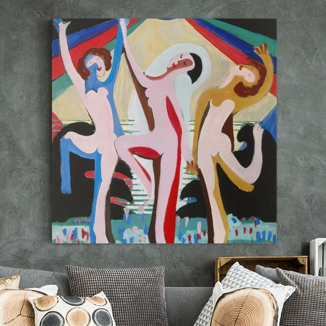 Kök dekoration Ernst Ludwig Kirchner - colour Dance