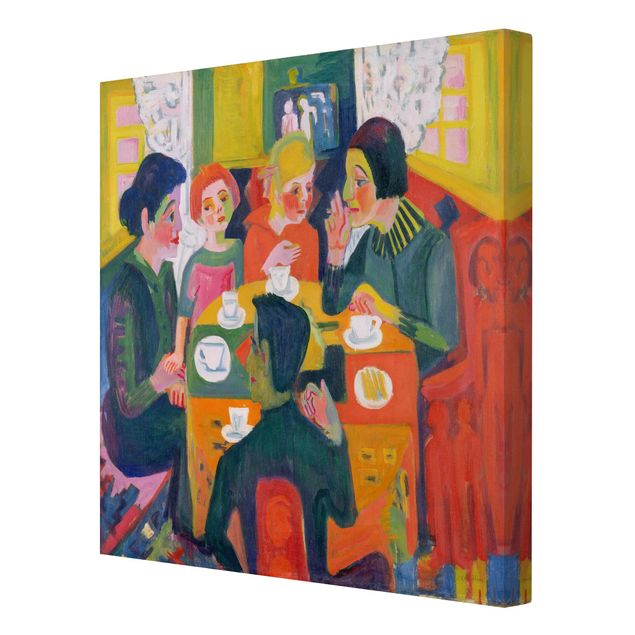 Canvastavlor konstutskrifter Ernst Ludwig Kirchner - Coffee Table