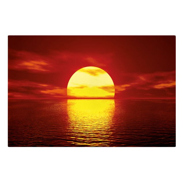 Tavlor hav Fantastic Sunset
