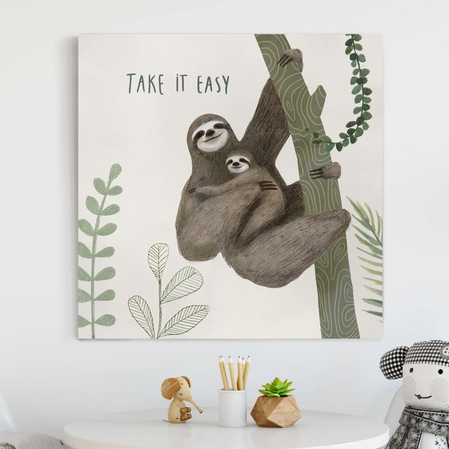 Inredning av barnrum Sloth Sayings - Easy