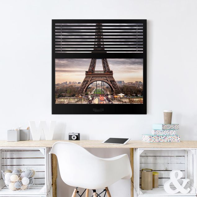 Tavlor Paris Window Blinds View - Eiffel Tower Paris
