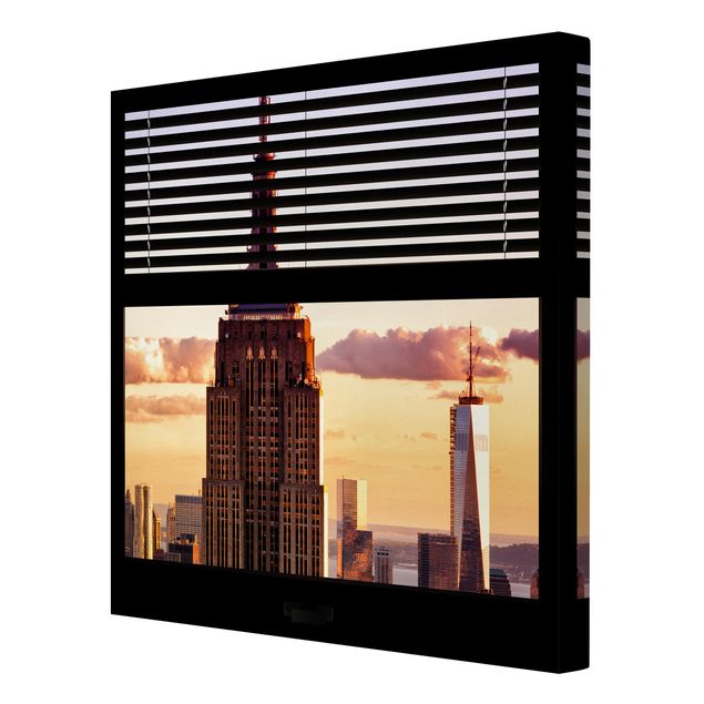 Tavlor modernt Window View Blind - Empire State Building New York