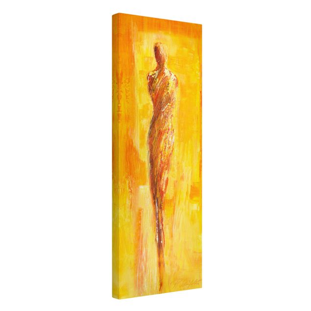 Canvastavlor abstrakt Figure In Yellow