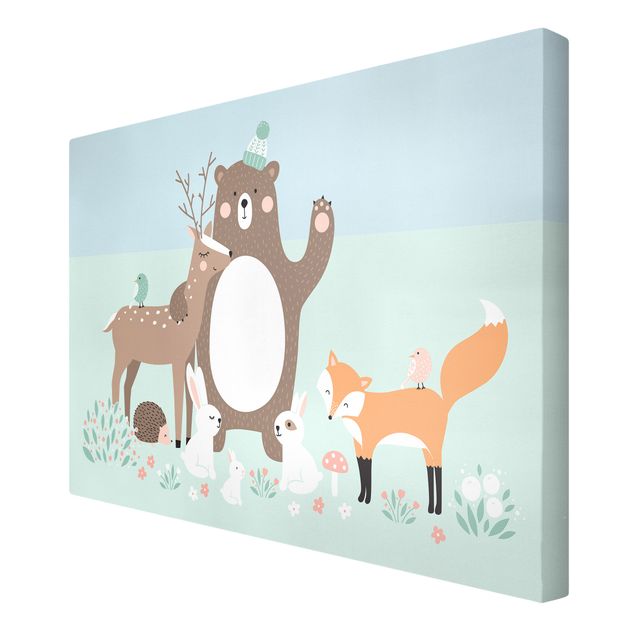 Tavlor Forest Friends with forest animals blue