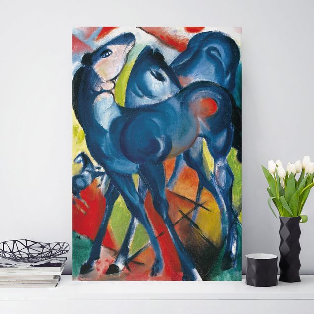 Konststilar Expressionism Franz Marc - The Blue Foals