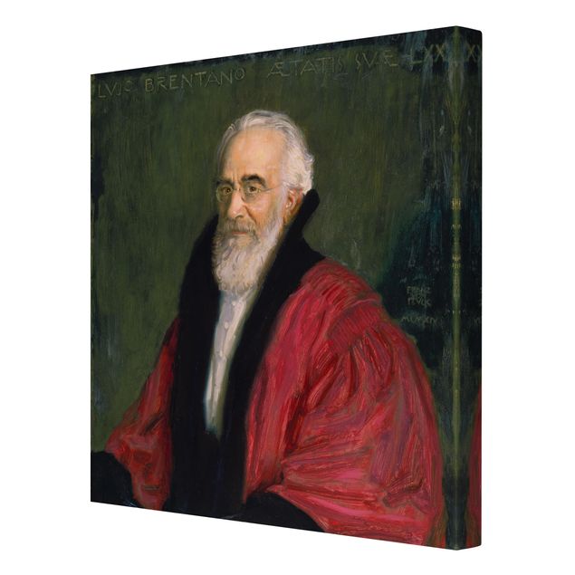 Tavlor konstutskrifter Franz von Stuck - Portrait of Lujo Brentano