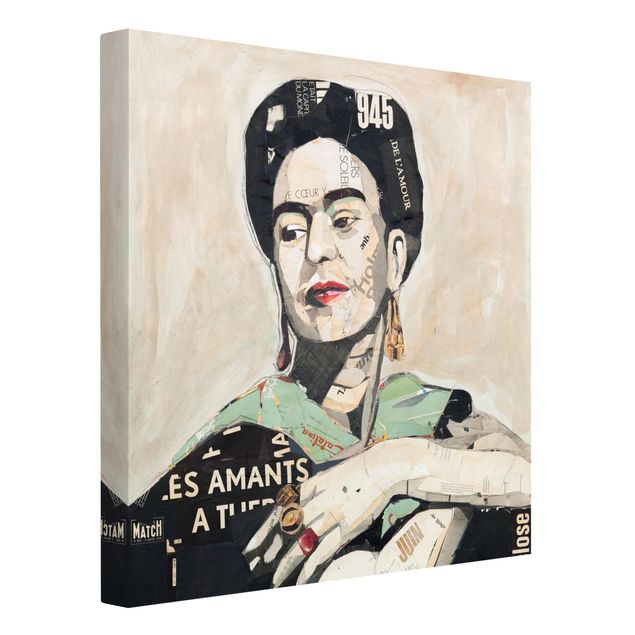 Tavlor konstutskrifter Frida Kahlo - Collage No.4