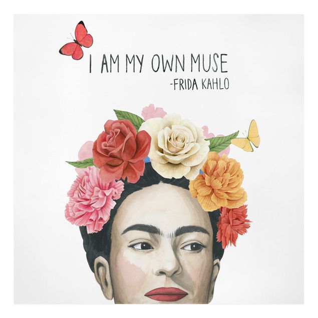 Tavlor färgglada Frida's Thoughts - Muse