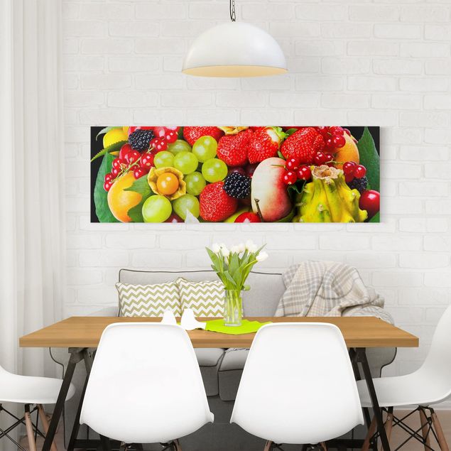 Canvastavlor grönsaker och frukt Fruit Basket