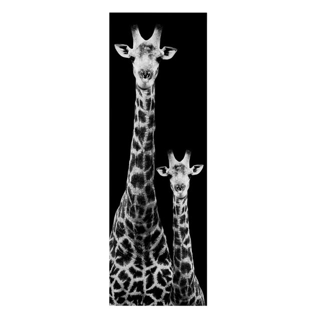 Tavlor giraffer Giraffe Duo Black And White