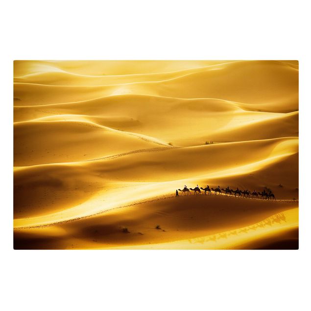 Canvastavlor landskap Golden Dunes