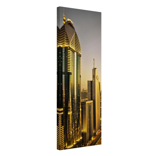 Canvastavlor Dubai Golden Dubai