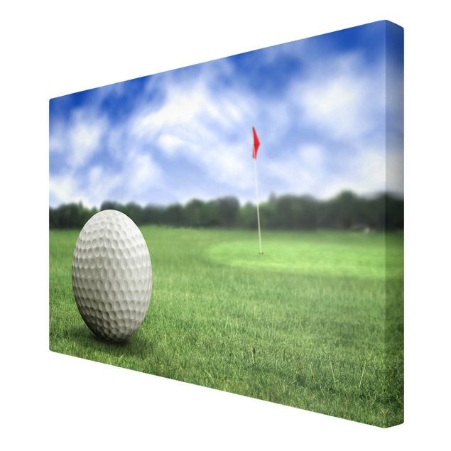 Canvastavlor Golf ball