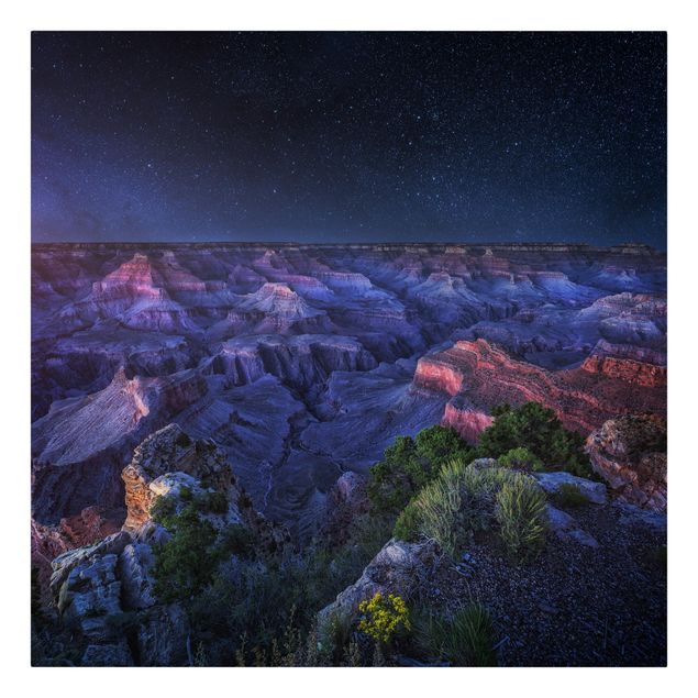Canvastavlor landskap Grand Canyon Night