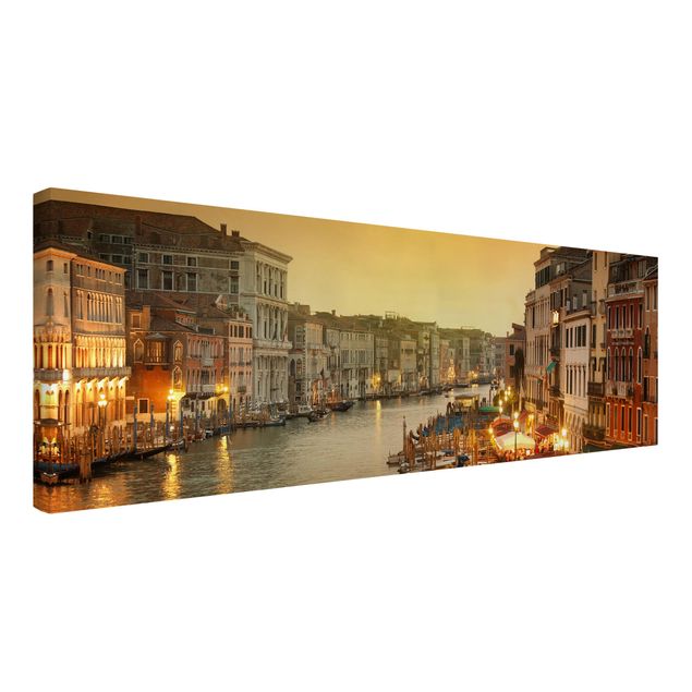 Canvastavlor solnedgångar Grand Canal Of Venice