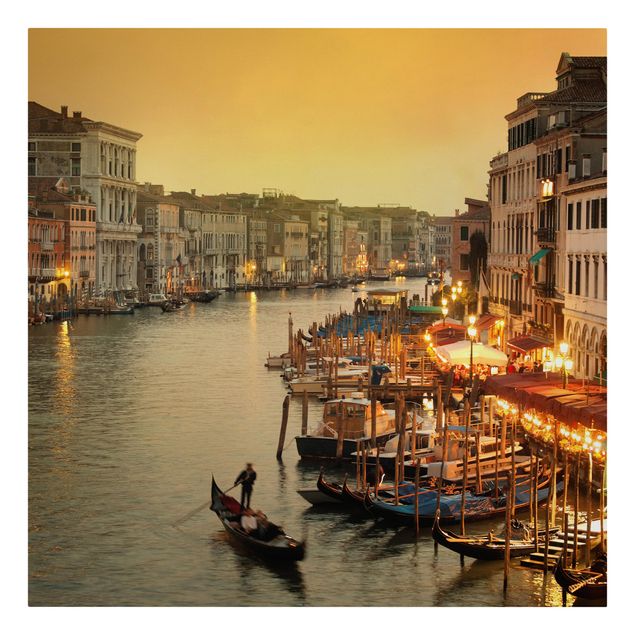 Canvastavlor Arkitektur och Skyline Grand Canal Of Venice