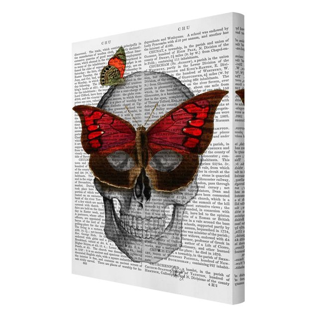 Tavlor ordspråk Scary Reading - Butterfly Mask