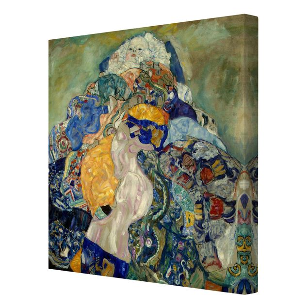 Tavlor konstutskrifter Gustav Klimt - Baby (cradle)