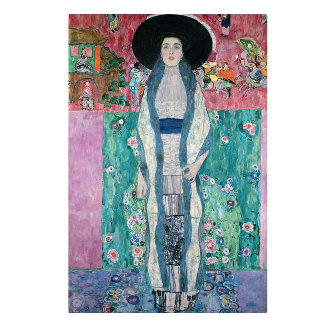 Canvastavlor konstutskrifter Gustav Klimt - Portrait Adele Bloch-Bauer II