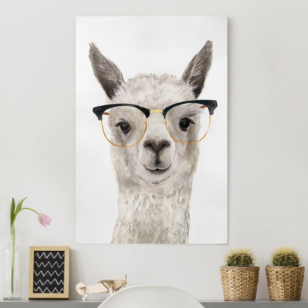 Inredning av barnrum Hip Lama With Glasses I