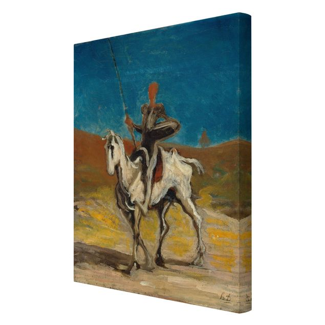 Canvastavlor konstutskrifter Honoré Daumier - Don Quixote