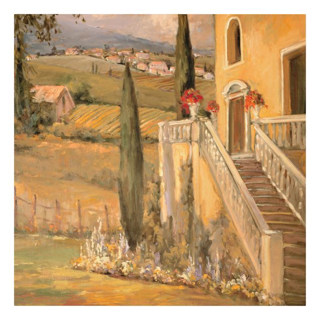 Tavlor modernt Italian Countryside - Porch