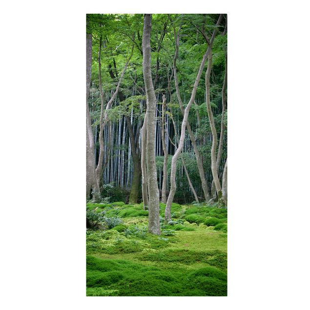 Canvastavlor skogar Japanese Forest