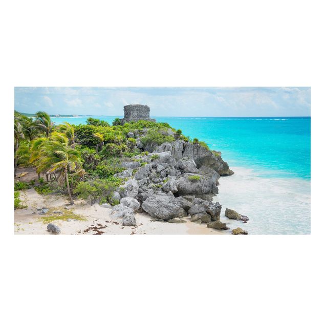Tavlor hav Caribbean Coast Tulum Ruins