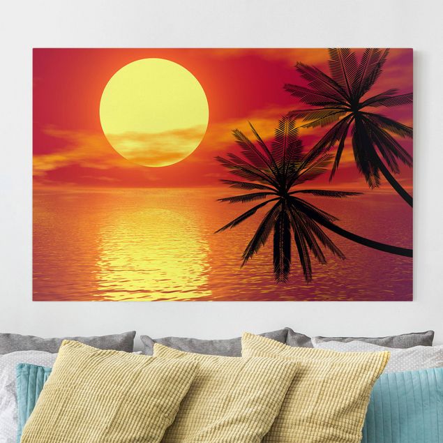 Kök dekoration Caribbean sunset