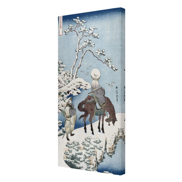 Canvastavlor konstutskrifter Katsushika Hokusai - The Chinese Poet Su Dongpo