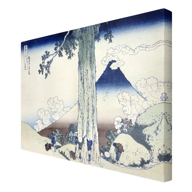 Tavlor landskap Katsushika Hokusai - Mishima Pass In Kai Province