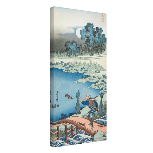 Tavlor landskap Katsushika Hokusai - Rice Carriers (Tokusagari)