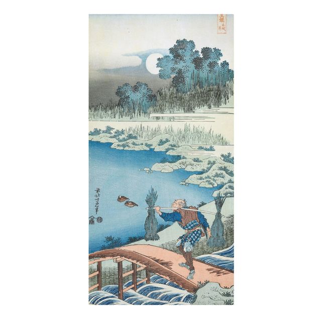 Canvastavlor konstutskrifter Katsushika Hokusai - Rice Carriers (Tokusagari)