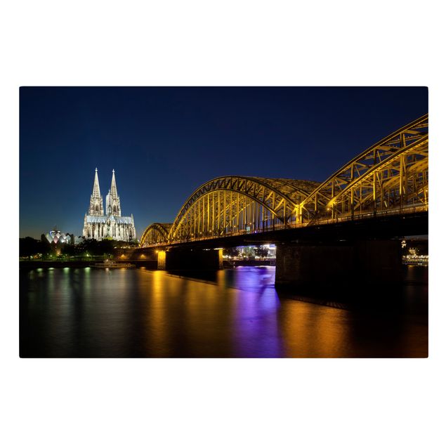 Tavlor modernt Cologne At Night