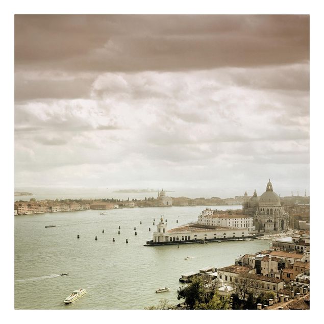 Canvastavlor vintage Lagoon Of Venice