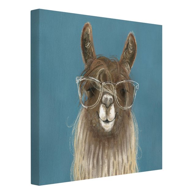 Tavlor modernt Lama With Glasses III