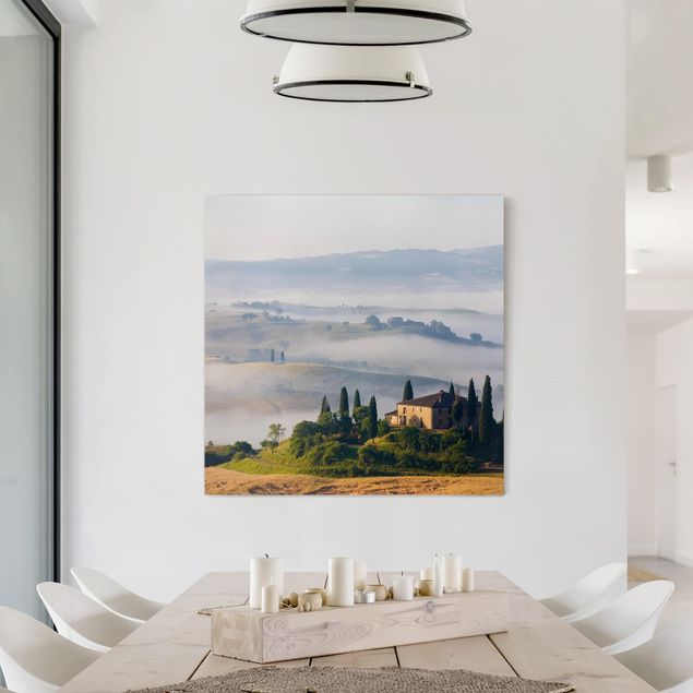Canvastavlor Italien Country Estate In The Tuscany