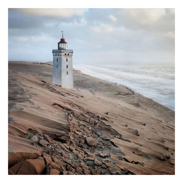Canvastavlor landskap Lighthouse In Denmark