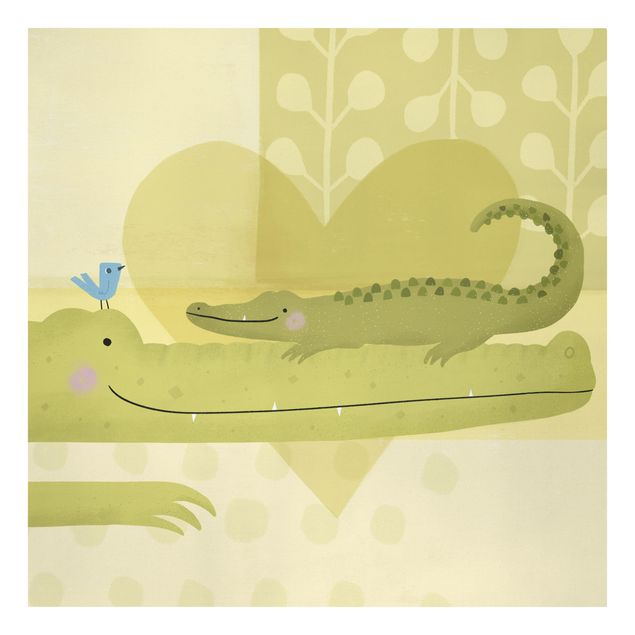 Tavlor grön Mum And I - Crocodiles