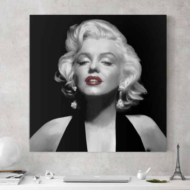 Kök dekoration Marilyn With Red Lips