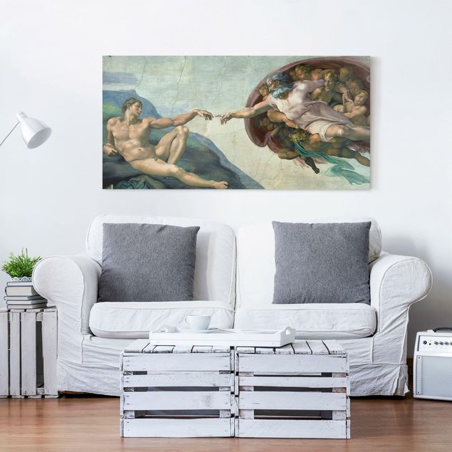 Konstutskrifter Michelangelo - The Sistine Chapel: The Creation Of Adam