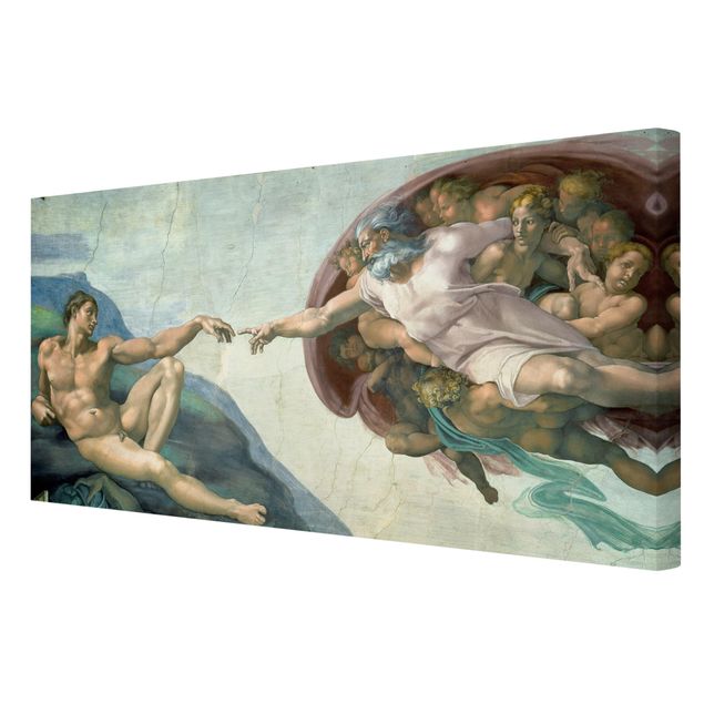Tavlor konstutskrifter Michelangelo - The Sistine Chapel: The Creation Of Adam
